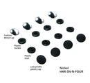 Tool-Free Snaps Nickel - Set of Four
