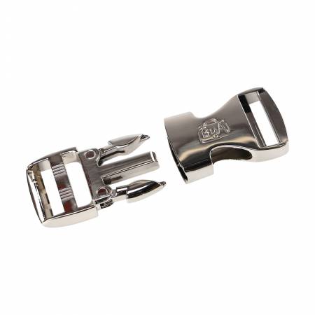 Side Release Buckle 1in Nickel 1pc