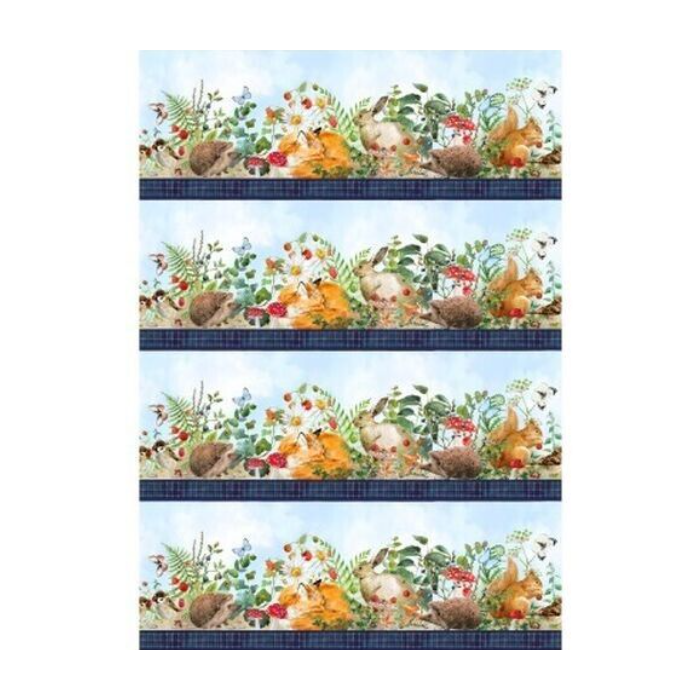 Hedgehog Hollow Border Stripe Multi