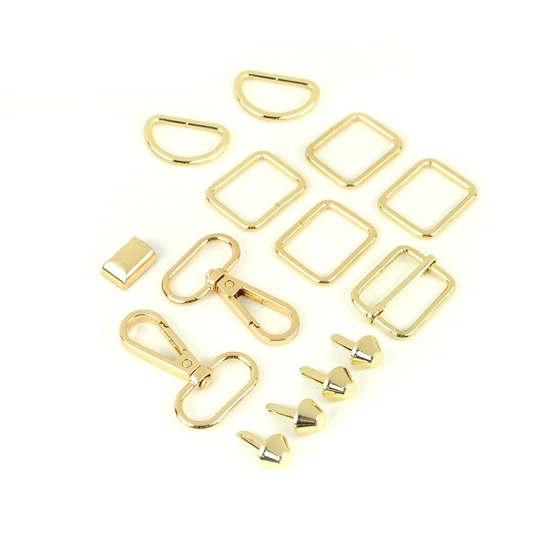 Hardware Kit Daphne Bag Gold 12pc