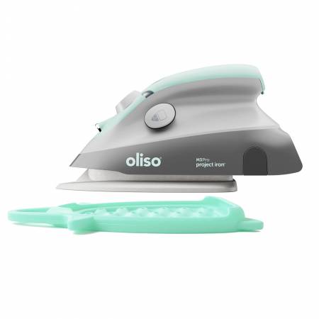 Oliso Mini Iron With Trivet Aqua