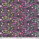 Dandelion - Licorice || Tula Pink Prince Charming Déjà Vu Minky