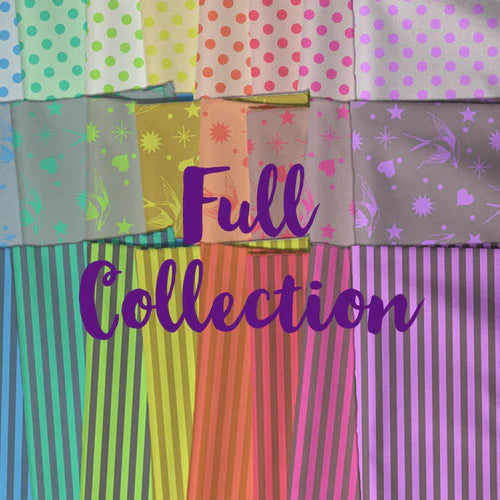 Tula Pink Neon True Colors - 24 Half yard cuts