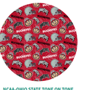 NCAA Ohio State Tone on Tone Cotton, Ohio State collection, SKU OHS1178