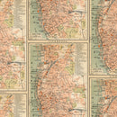 Tim Holtz Palette Orange One Yard Bundle of 10 Pieces