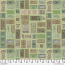 Tim Holtz Eclectic Elements Palette PWTH262.GREEN Green Tickets