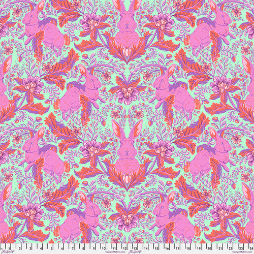 Hoppy Go Lucky - Blossom || Full Moon Forest II - Tula Pink