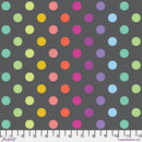 Disco Poms - Carbon || True Colors Graywork By Tula Pink SKU: PWTP262.CARBON