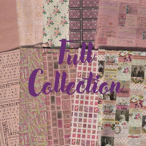 Tim Holtz Palette Pink One Yard Bundle of 10 Pieces