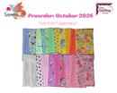 Preorder Due October 2026: Tula Pink Legendary Half-yard Collection 20 Printes Half Yard Each