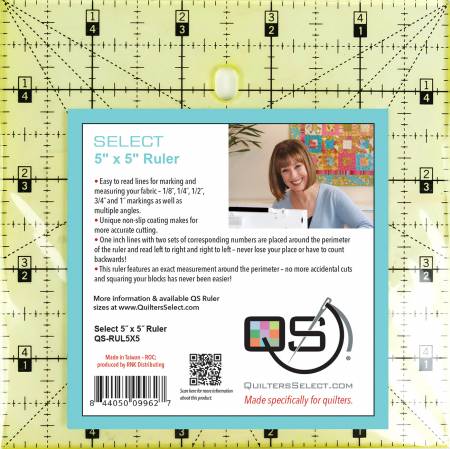 Quilter's Select Quilting Ruler 5in x 5in