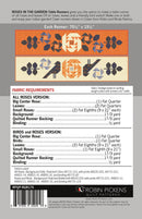 Roses in the Garden Pattern G RPQP RGR175 Robin Pickens