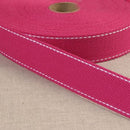 Fuchsia Cotton Webbing | 100% Cotton Webbing | Easy Quilting Corner