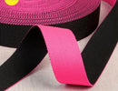 Bicolor Reversible Webbing Fluo Pink / Black
