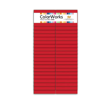 ColorWorks Premium Solid 9000 2.5" Strips - Cardinal