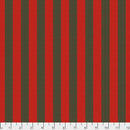 Wide Stripe - Chesnut || Shot Cotton Stripes