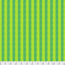 Narrow Stripe - Gooseberry || Shot Cotton Stripes