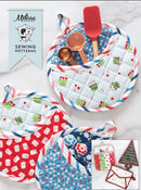 Quilted Potholder Parade Sewing Pattern with Holiday Version
