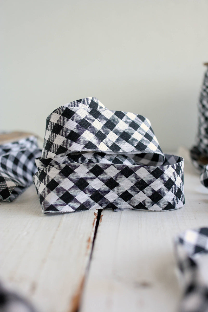 2.5" Bias Quilt Binding for Sewing, Campfire Gingham: Prepacked 8 Yards