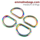 D-rings 1": (4 Pack) SKU: EBDRG-25-IRI