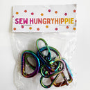 Sew Hungry Hippie 1 Inch Hardware Pack – Rainbow