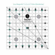 Sew Magnetic 6.5" x 6.5" Ruler by SewTites