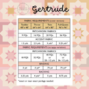 Gertrude Quilt Pattern | Paper Pattern