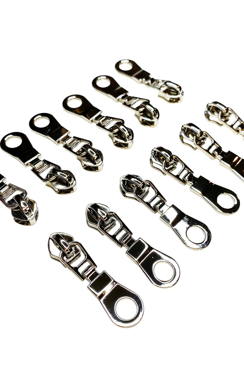 ZIPPER PULLS: Nickel