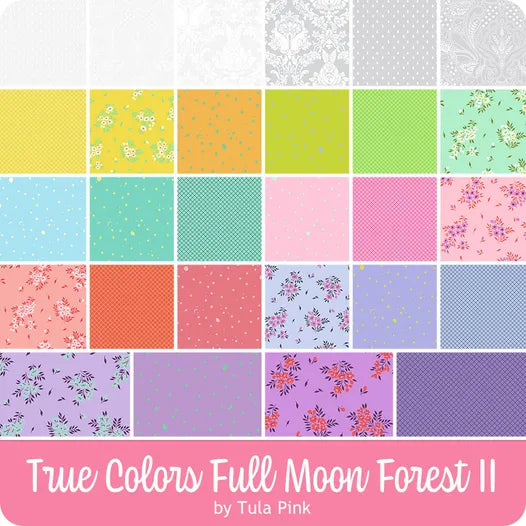 Preorder - Tula Pink True Colors One Yard Bundle of 28 Prints - 28 Yards Total