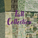 Tim Holtz Palette Green One Yard Bundle of 10 Pieces