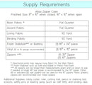 Atlas Zipper Case Pattern