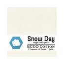 Snow Day Ecco Cotton 5" Squares Lumin Fabrics