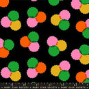Puffs Black – Sparkle Mart Ruby Star Society Fabric | RS0122 16