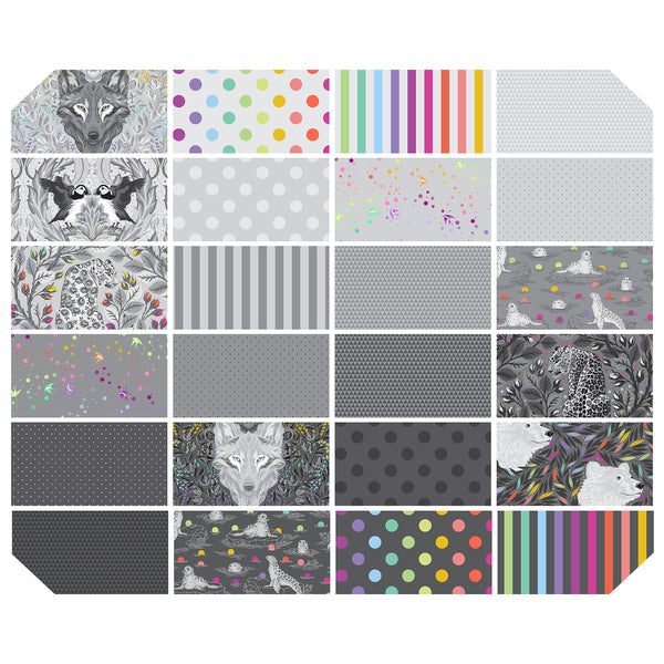 Graywork By Tula Pink - Fat Quarter Bundle 24pcs