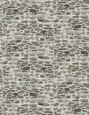 After The Snow Brick Wall Gray