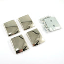 Strap Anchor Nickel: "Easy Strap Anchors" for 1" straps (4 Pack) SKU: EBANC-5NL/4