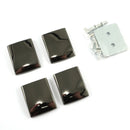 Strap Anchor Gunmetal: "Easy Strap Anchors" for 1" straps (4 Pack) SKU: EBANC-5GM/4