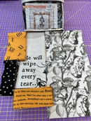 Goodbye Feet Precut Quilt Kit - Please Note Fabrics in Pix Attached