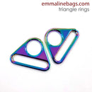 Triangle Rings: 1 1/2" (38 mm) (2 Pack)