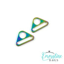 Triangle Rings: 1" (25 mm) (2 Pack) SKU: EBTRI-25-IRI/2