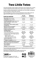 Two Little Totes Pattern