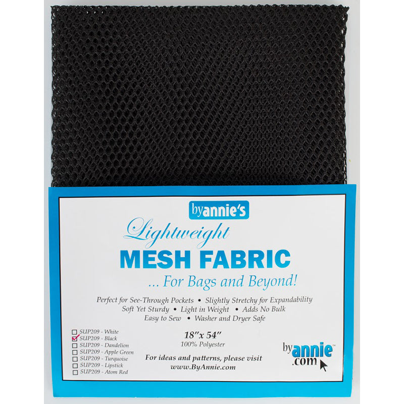 Mesh Fabric 18x54 Black