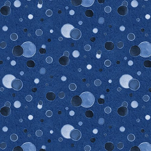 Water Bubbles Navy