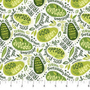 Avocado Love White Background