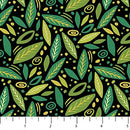 Avocado Love Leaves Black