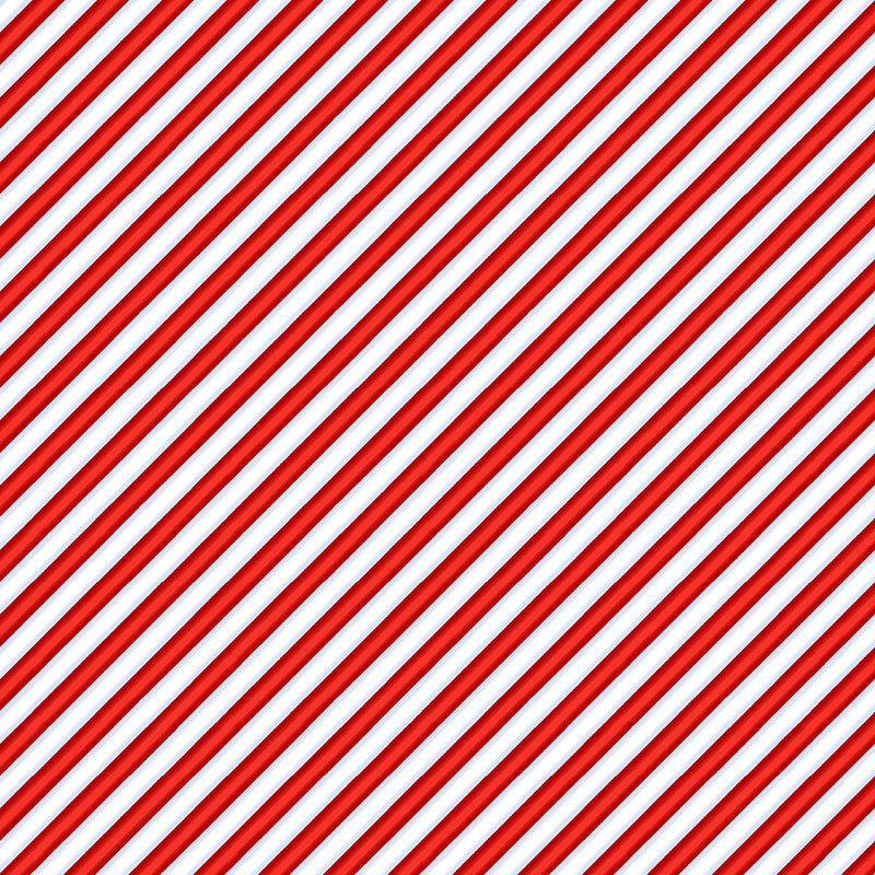 Red/Wht Diagonal Candy Cane Stripe