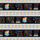 Multi School is Cool Repeating Stripe