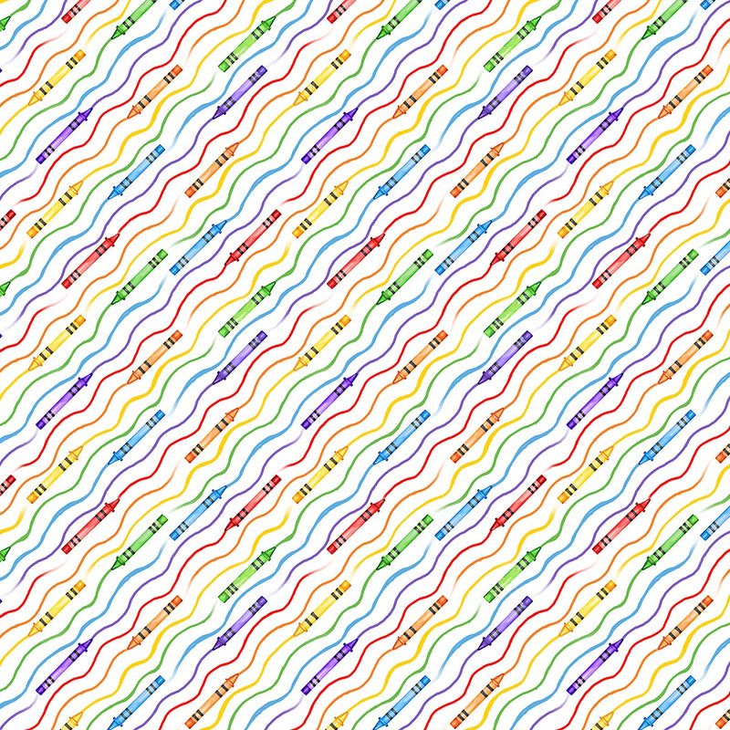 White Diagonal Stripe
