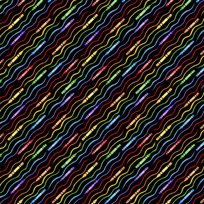 Black Diagonal Stripe