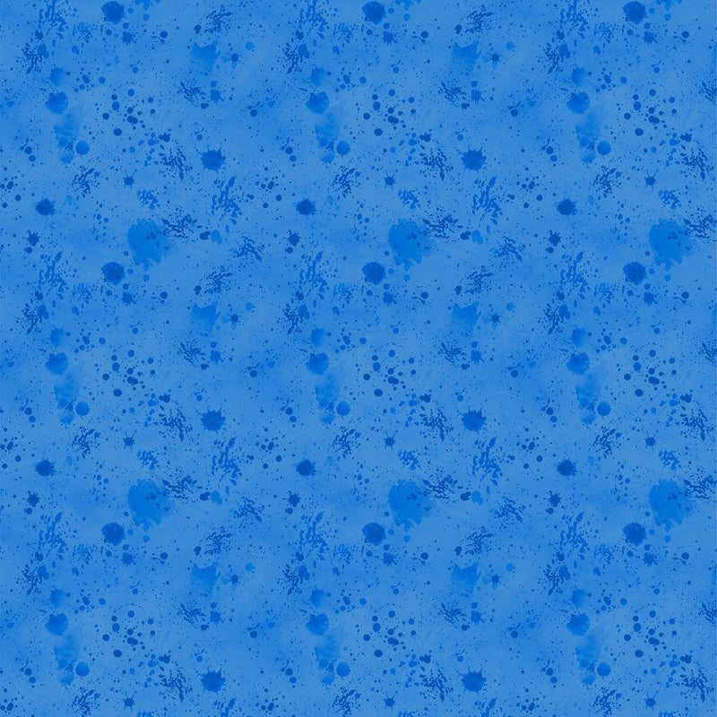 Blue Paint Splatter